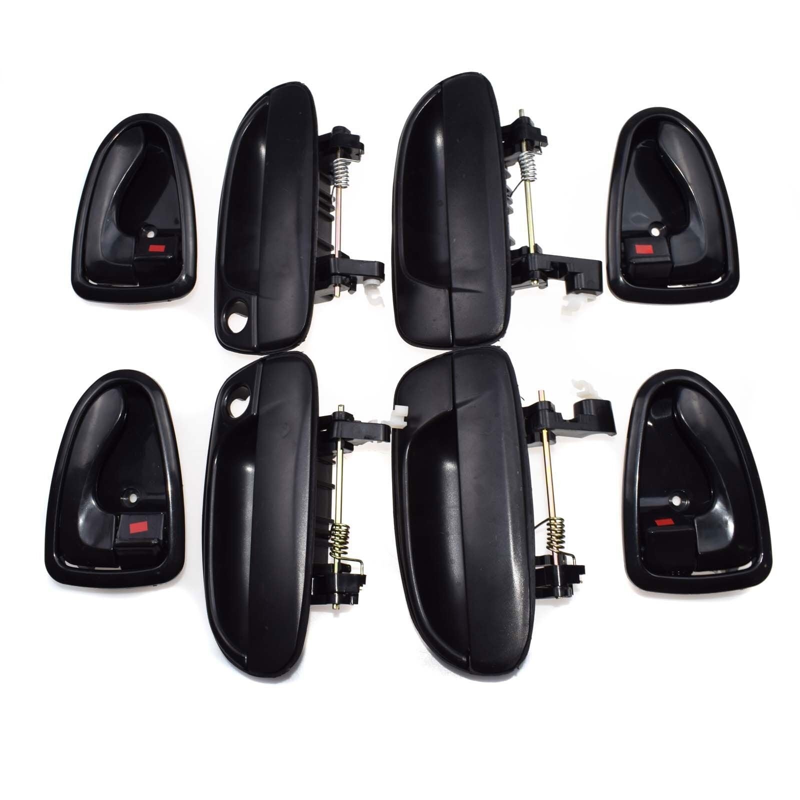 for Hyundai ACCENT 8262022001 8pcs Black Outside black Inside Door Handles New
