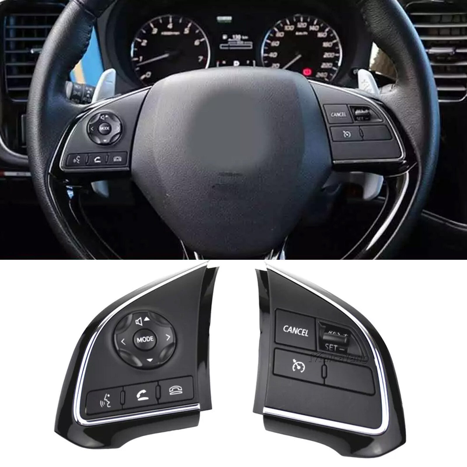 Steering Wheel Cruise Control Switch fit for Mitsubishi Mirage ASX Outlander AT