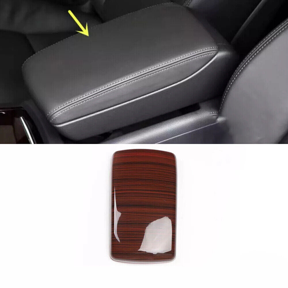 for Audi A6 2008-2011 Peach Wood Grain Central Control Armrest Box Decor Trim 1P