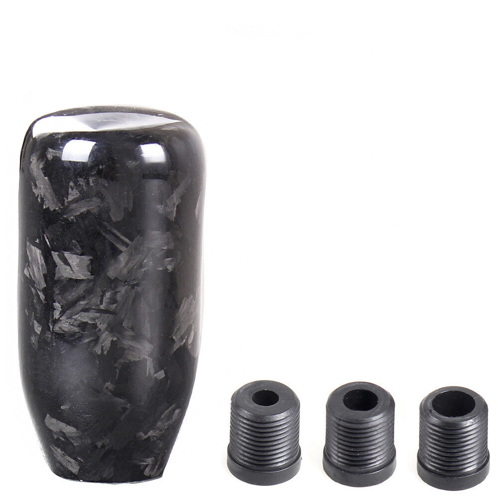 Universal Forged Carbon Fiber Manual MT Car Gear Stick Shift Knob Shifter Lever