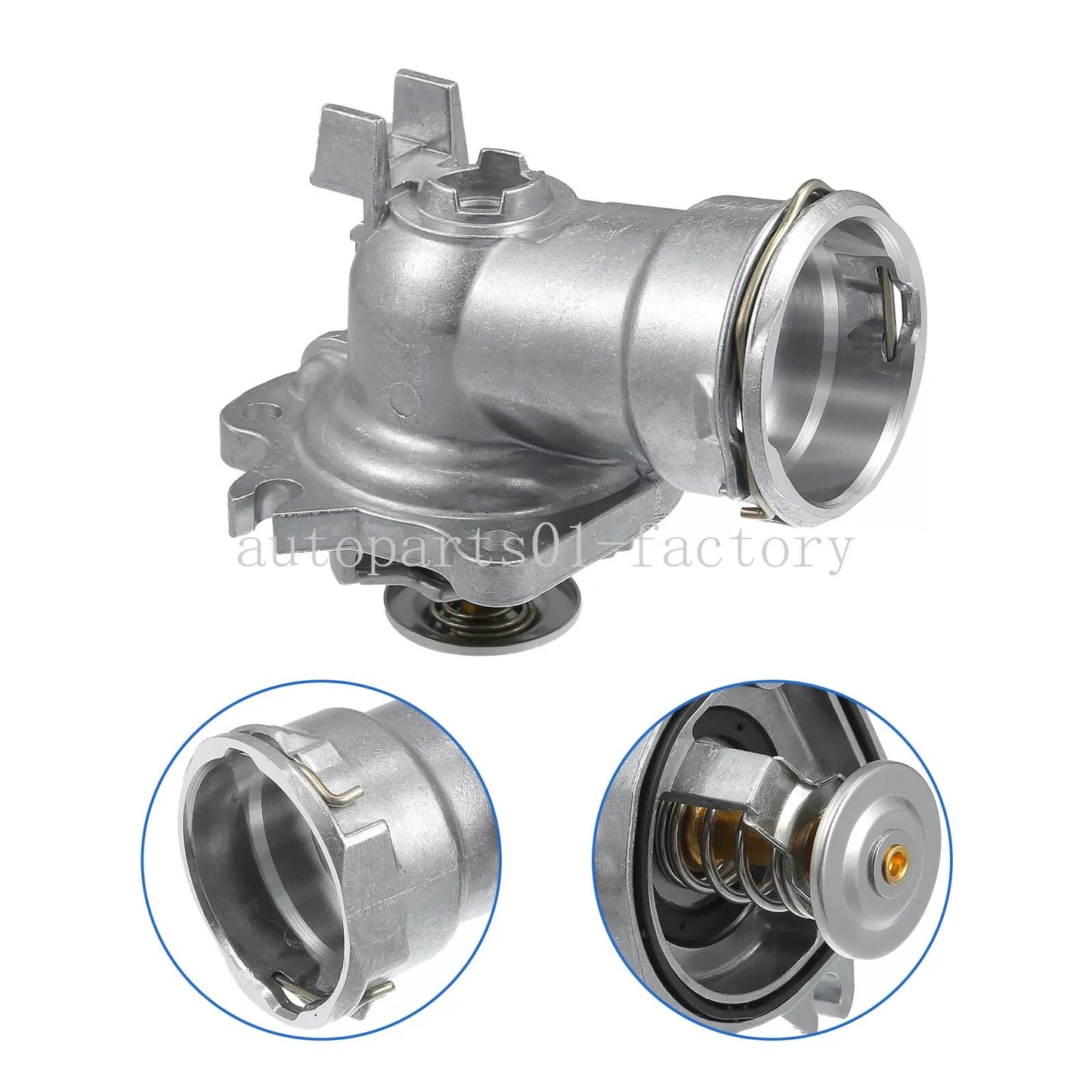 6422002315 Engine Coolant Thermostat Housing Assembly for Mercedes-Benz GL 350