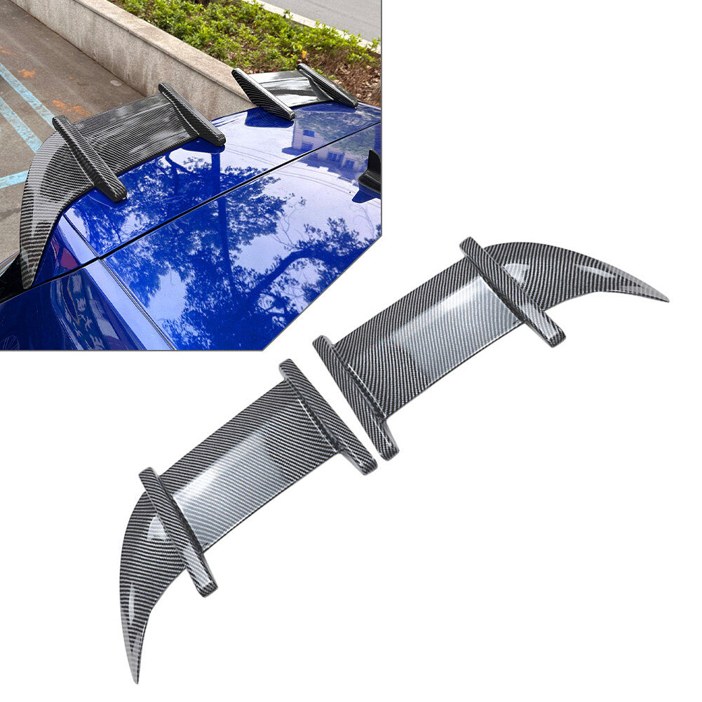 2pcs for VW for Golf MK7 MK7.5 GTD R 2013-2019 ABS Rear Roof Spoiler Wing Lip