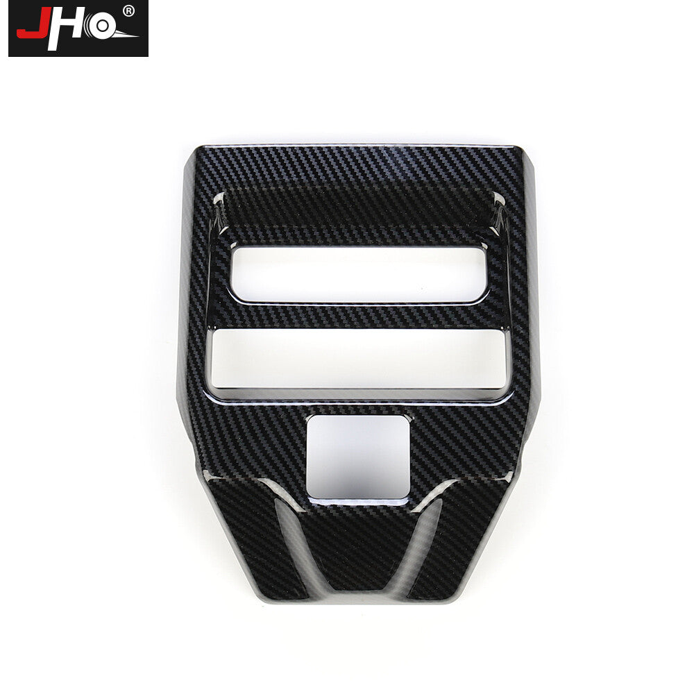 ABS Carbon Fiber Car Rear Air Vent Outlet Cover Trim for Dodge for Ram 1500 2019+