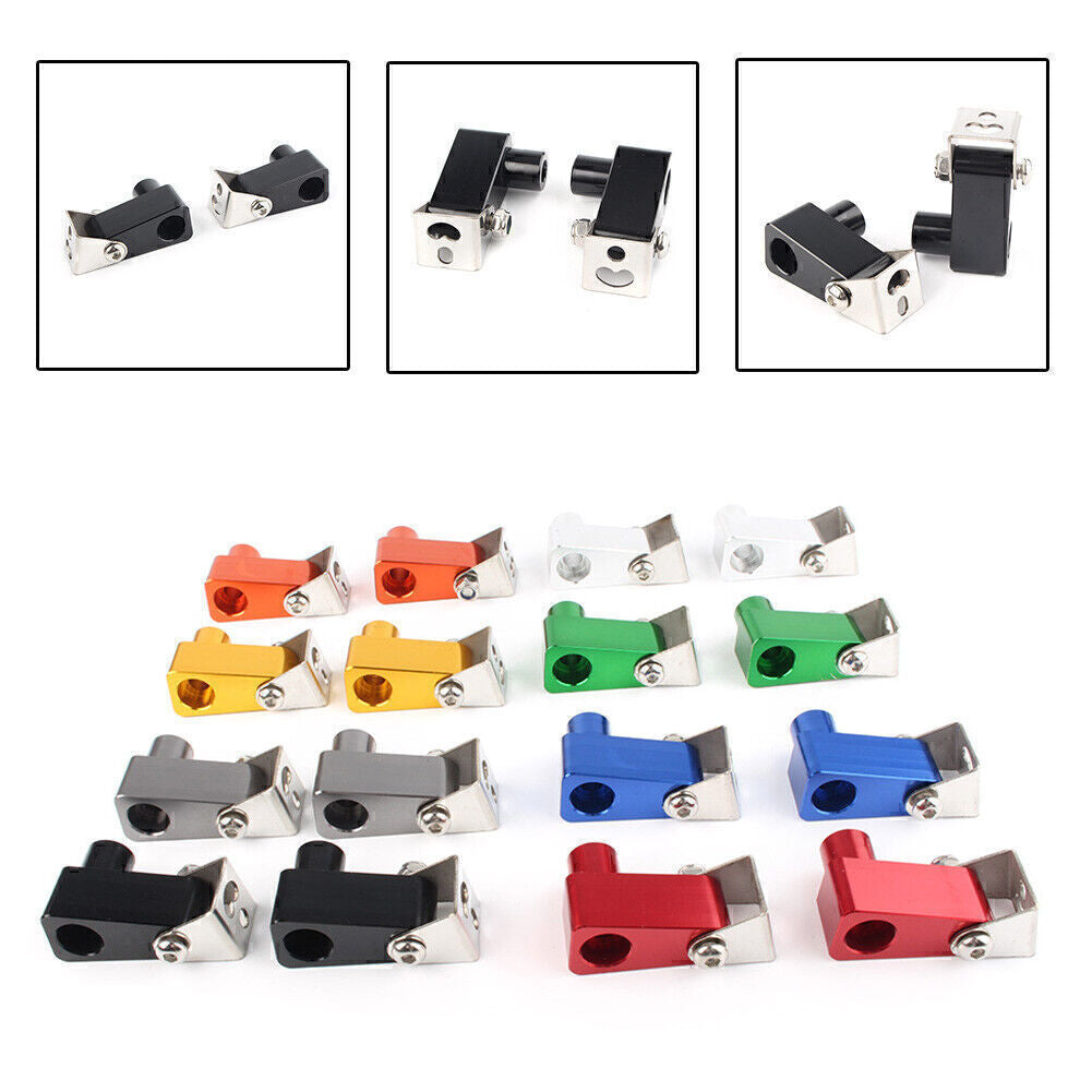 2 x Fog Light Bracket Fit Motorcycle Modification Support Holder Metal Alloy