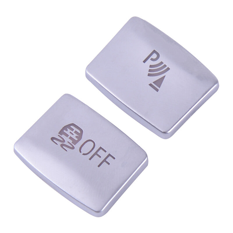 3pcs ABS Chrome Shift Gear Position Button Cover Trim Fit for BMW 1 2 3 Series