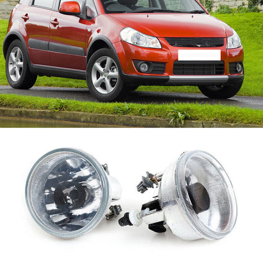 Pair For The for Suzuki SX4 2007-12 LeftRight Front Bumper Fog Lights Are Suitable