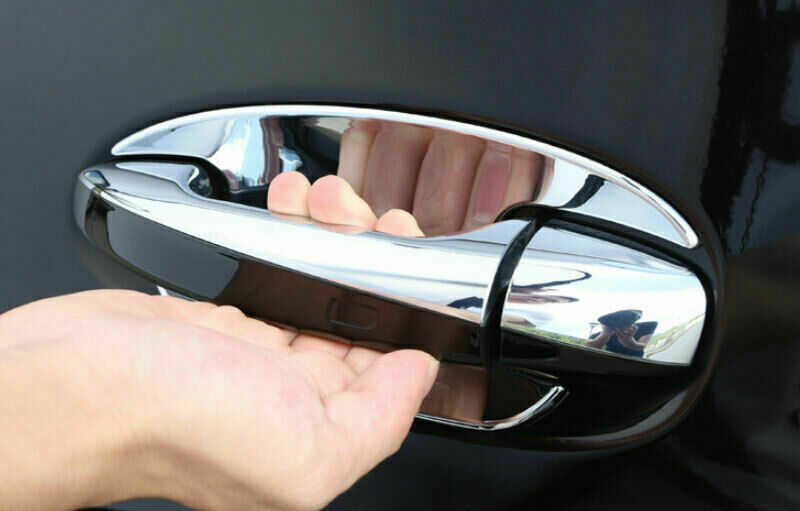 for Benz GLE GLS 2020-2022 chrome abs outside outside door key cover trim 4st
