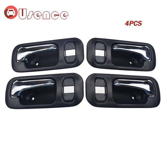 4 PCS Interior Door Handle Front Rear LH RH 72124S10A11ZA For 1997-01 for Honda CR-V