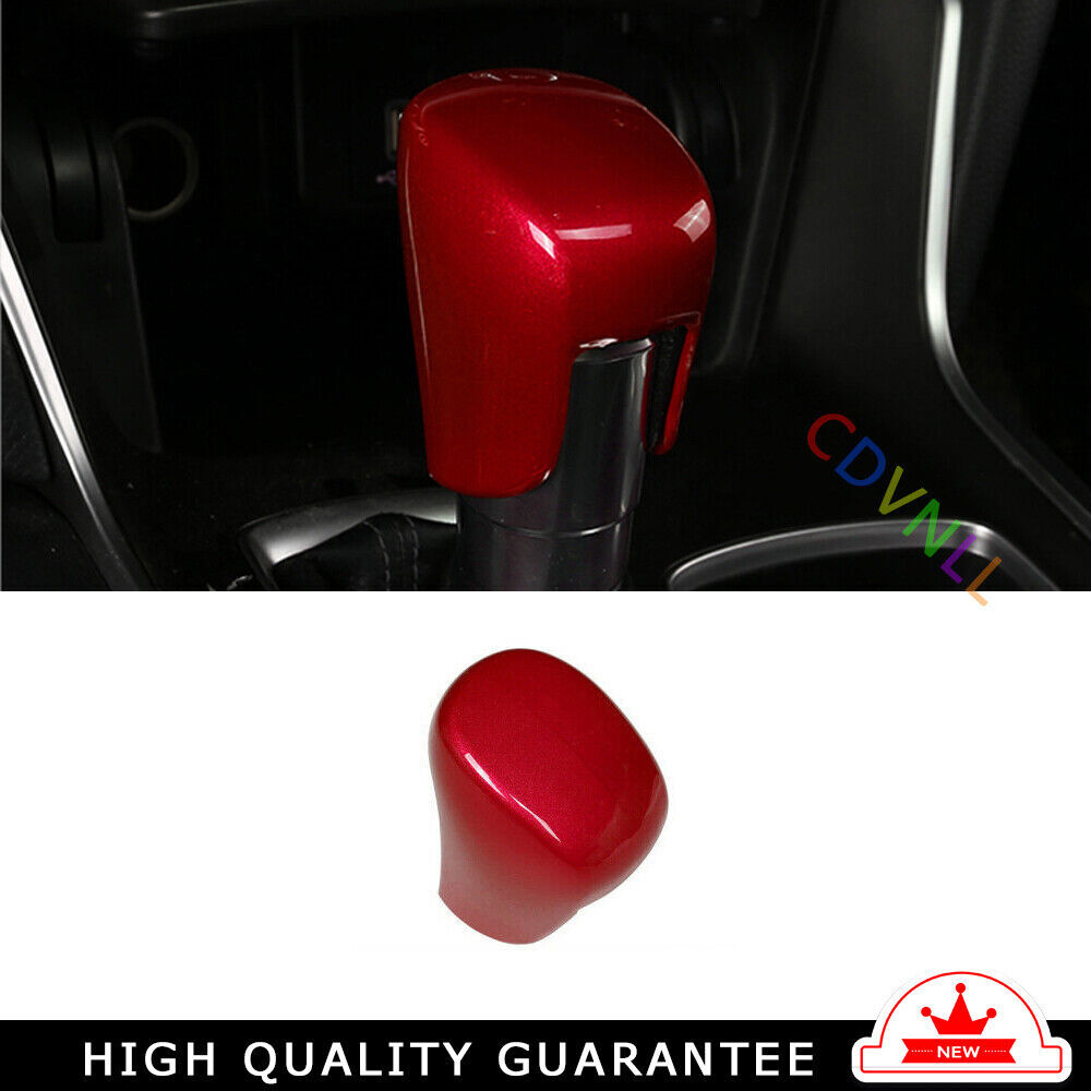 Center Gear Shift Lever Knob Cover Trim for Honda Accord 10th 18-2022 Bright Red