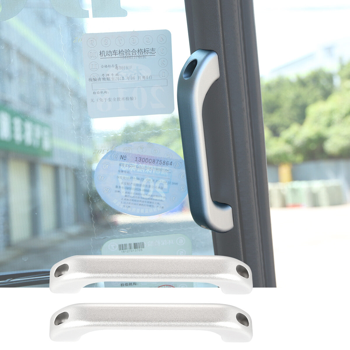 ABS silver chrome-plated rearview mirror rain guard for Hummer H2 2003-2007