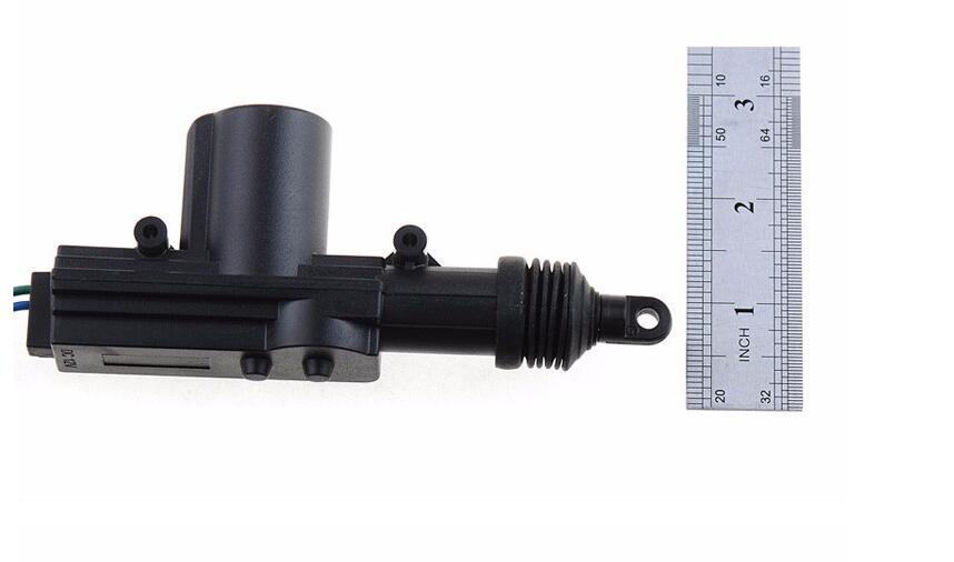 Black DC12V Car Heavy Duty Power Door Lock Actuator Motor 2 Wire Alarms Security