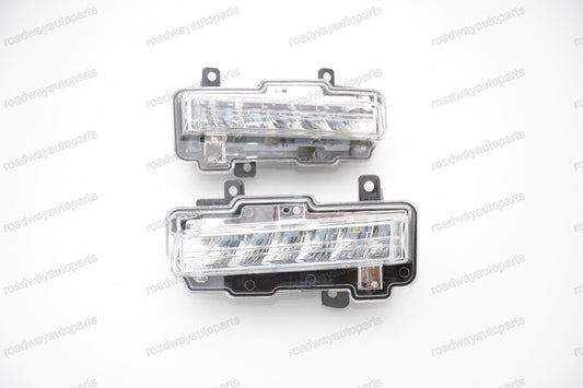 1Pair Driving LED Fog Light Daytime Running Lamp for Mitsubishi Pajero 2015-2016
