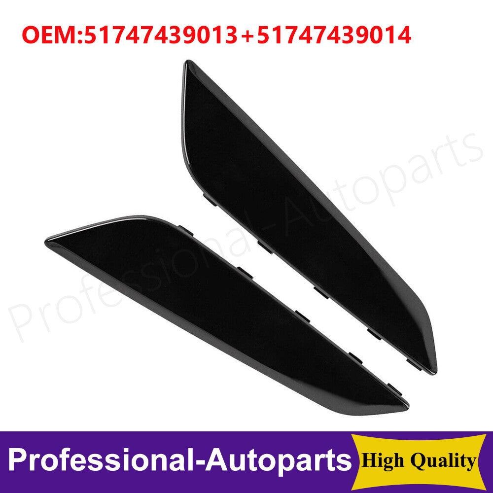1Pair Left+Right Side Fender Duct Trim Cover for BMW G30 5-Series 2017-2022