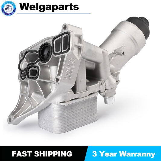 1X Aluminum Engine Oil Filter Housing 11428596283 Fit for BMW F20 F22 G01 G30