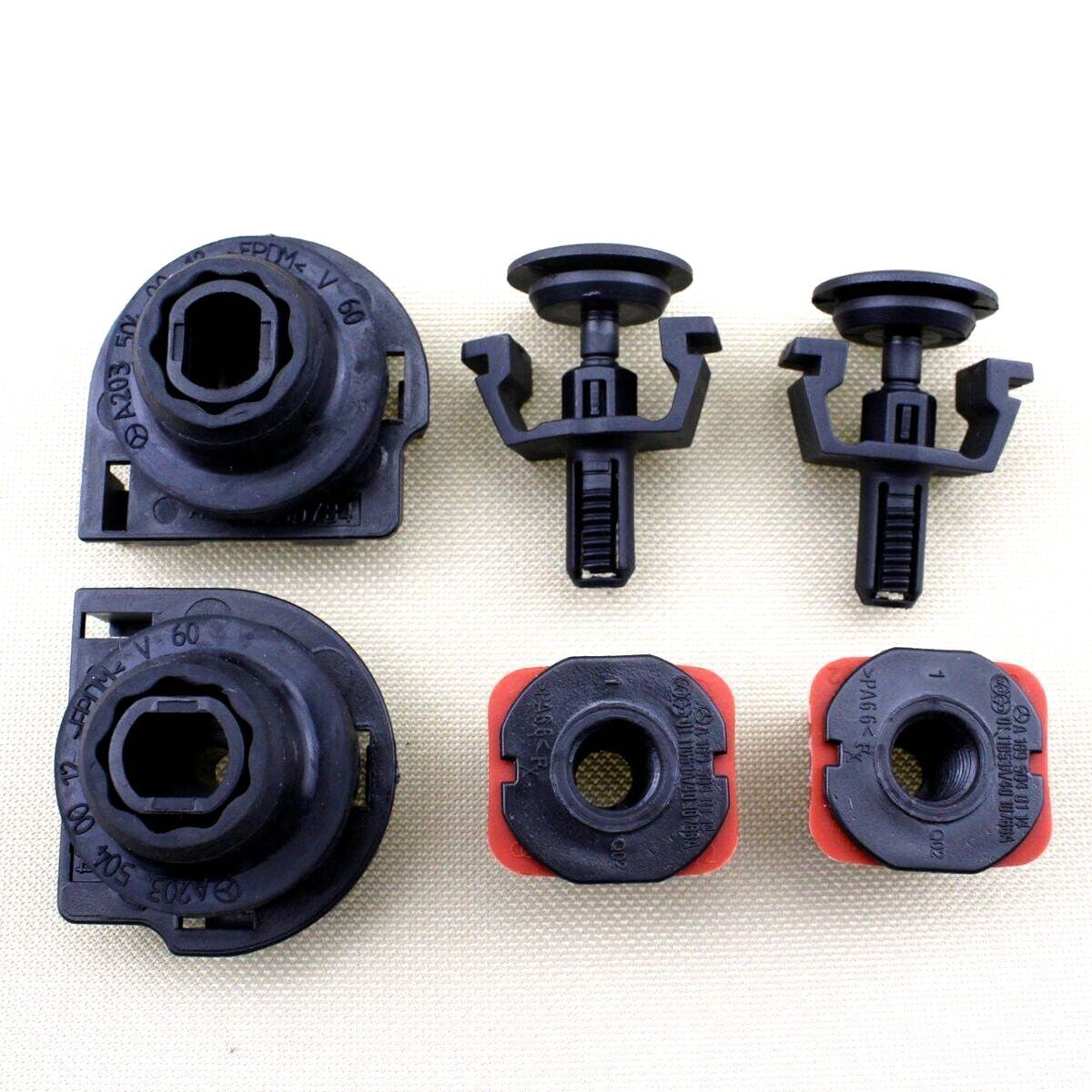Upper part of radiator bracket mounting kit for Mercedes-Benz C200, C300, E300, E550, SL500