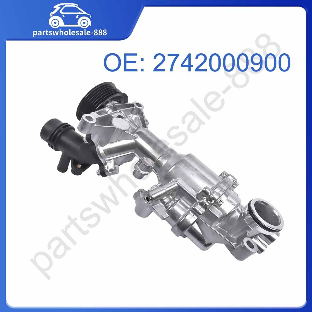 Engine Water Cooling Pump 2742000900 for Benz C300 Base Coupe 2-Door 2.0L 17-18