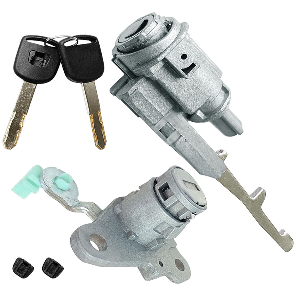 Ignition Switch Door Lock Cylinder Set Fit For Fit 2004 2005 2006 2007 2008