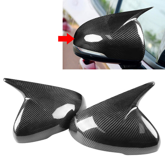 Carbon Fiber Side Door Rearview Mirror Cover Cap for Kia Stinger 2017-2024