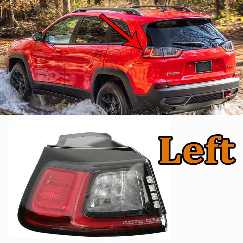 LED Tail Light Left Rear Brake Lamp Fog Lamp for Jeep Cherokee 2019-2021