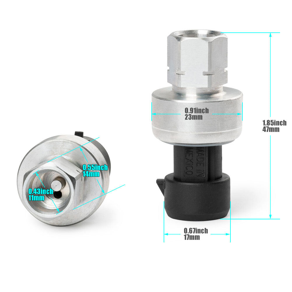 Air conditioning refrigerant pressure sensor suitable for Buick Allure, for Cadillac for GMC , Acadia 13502759