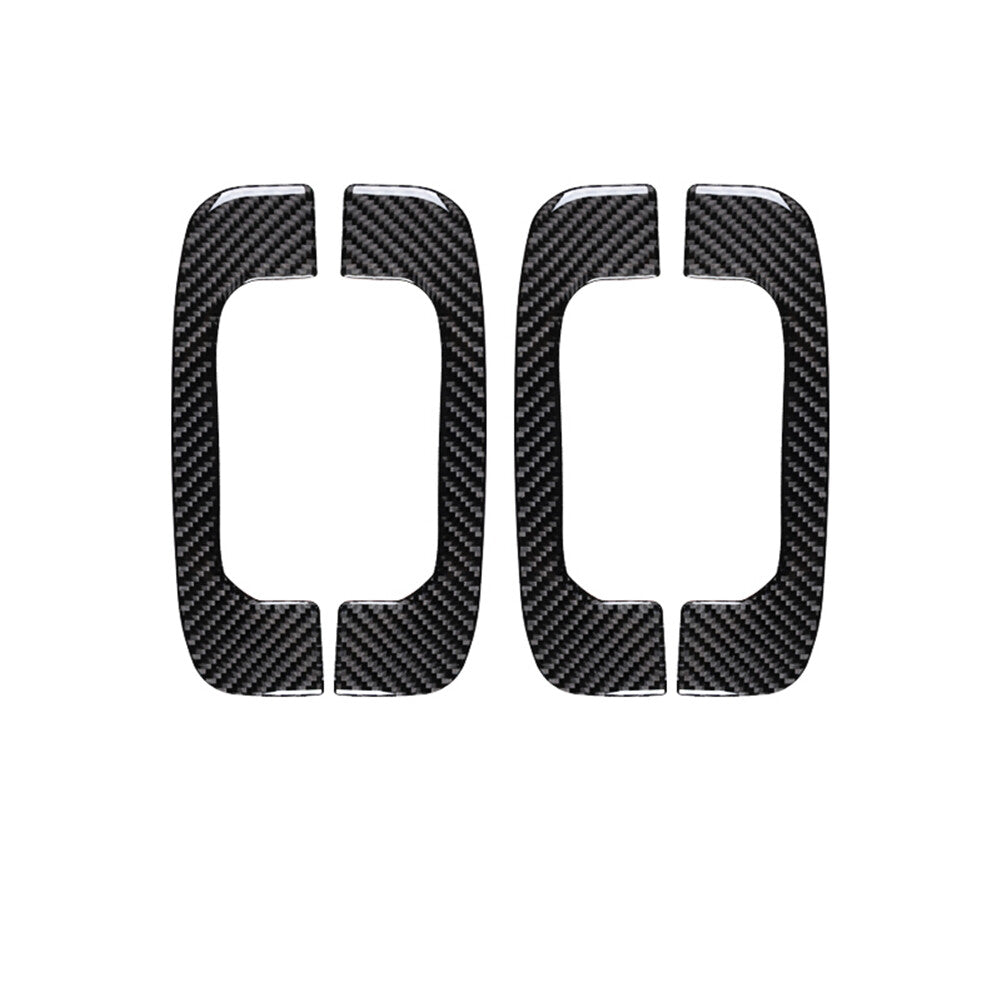 4-Piece Interior Carbon Fiber Roof and Door Handle Cover Trim  for ford  for Mustang Mach-E