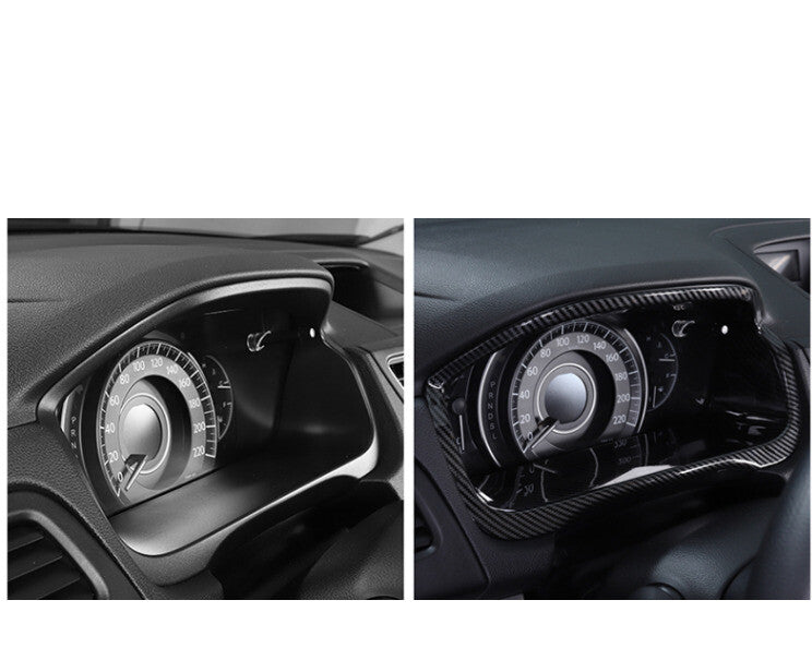 Dashboard Panel Frame Cover Trim 1PCS for Honda CRV CR-V 2012-2016 Carbon Fiber