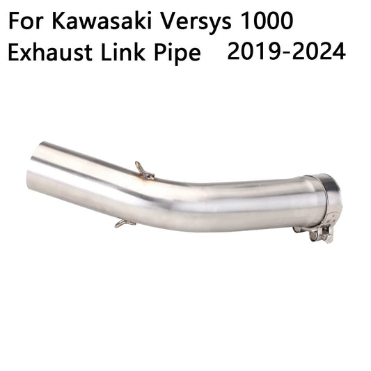 for Kawasaki 1000 (2019-2024) Stainless Steel Mid Pipe 51mm Slip-On Exhaust