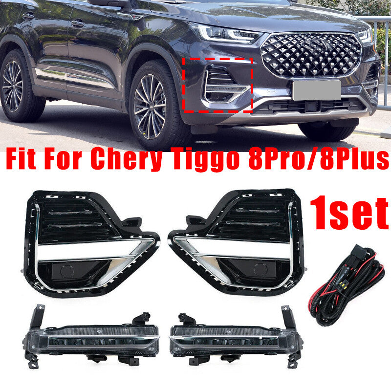 for Chery Tiggo 8Pro/8Plus Front Daytime Running Lamp Low Fog Lamp with harness