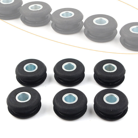 Gas Tank Mounts for Harley Softail Mounts Rubber Grommets 6PCs Black Motorcycle