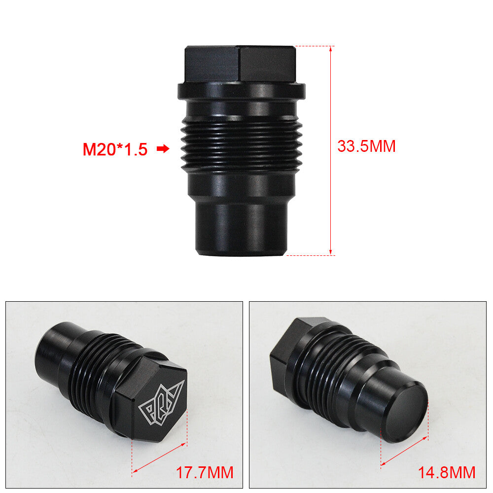 Race Fuel Rail Valve Plug For 2007.5-2018 for Dodge for RAM 6.7L Diesel BLACK