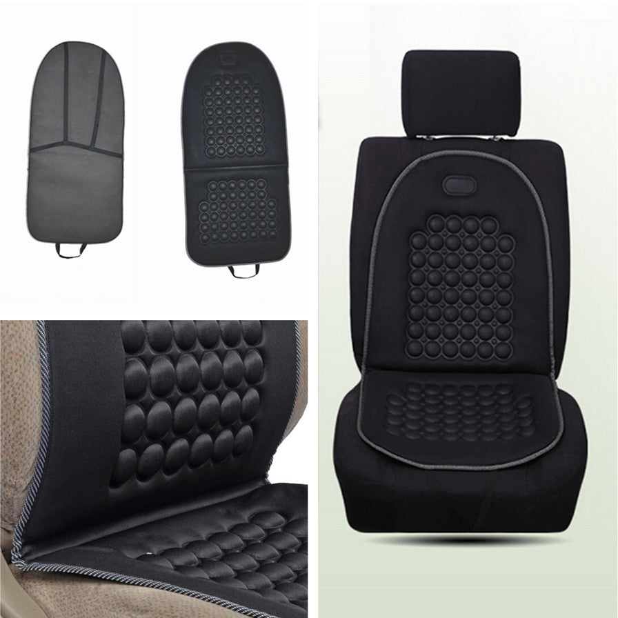 1Pcs Car Black for Seat Pad Cushion Therapy Massage Padded Bubble Foam Chair Cover