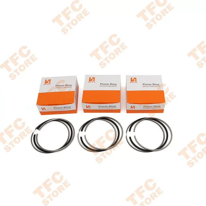 Piston Ring Set STD For Yanmar 3TNE68 Engine 68mm1.5HK+1.5+3 Excavator