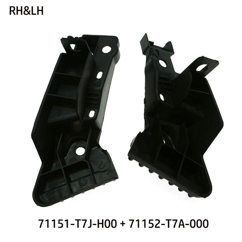 for Honda HR-V 2016-18 2X Front Bumper Beam 71151-T7J-H00 71152-T7A-000 Black