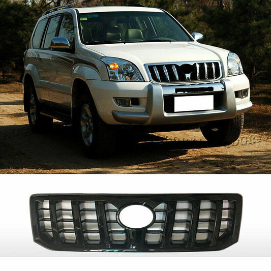 for TOYOTA PRADO FJ/LC120 2003-2009 Black ABS Front Center Grille Grill Replace