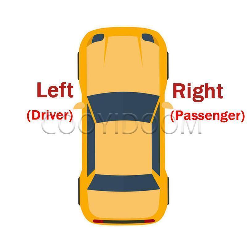 Pair for Chevrolet Spark 2016-2018 Front Bumper Fog Lamp + Fog Lamp Cover Grille