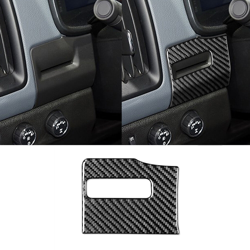 Carbon Fiber Headlight Switch Upper Trim for Chevrolet Colorado for GMC for Canyon 2015+