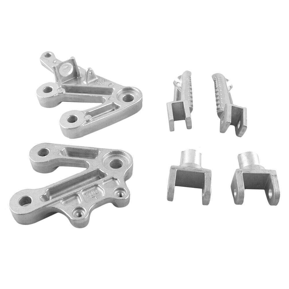 Front Foot Pegs Footrest Brackets Set for SUZUKI GSXR1000 2003 2004
