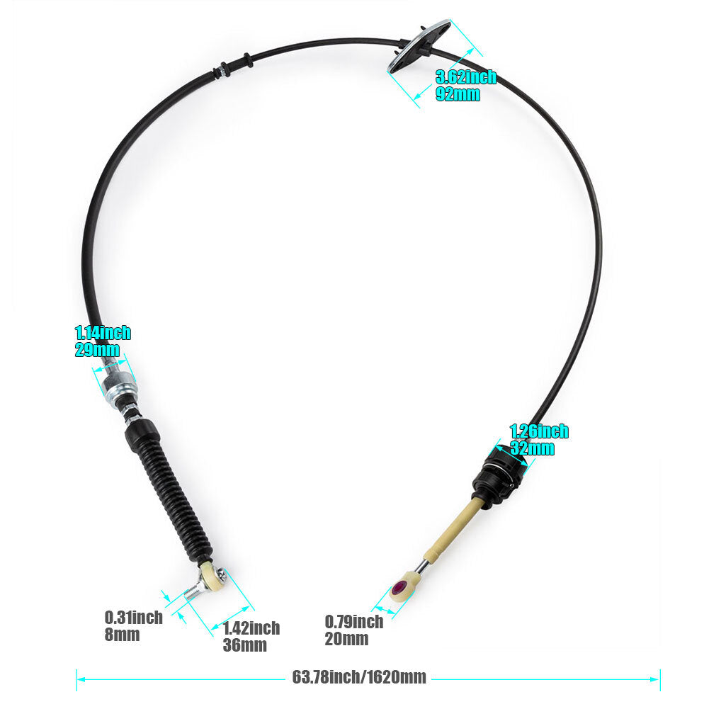 1 Automatic Shift Control Cable (Assy 33820-08020) for 2004-2010 for Toyota for Sienna