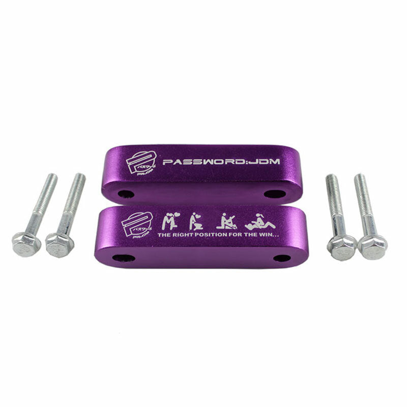 Anodized Purple Hood Spacer Hood Riser 3/4 for Honda for Civic CRX Del Sol Integra