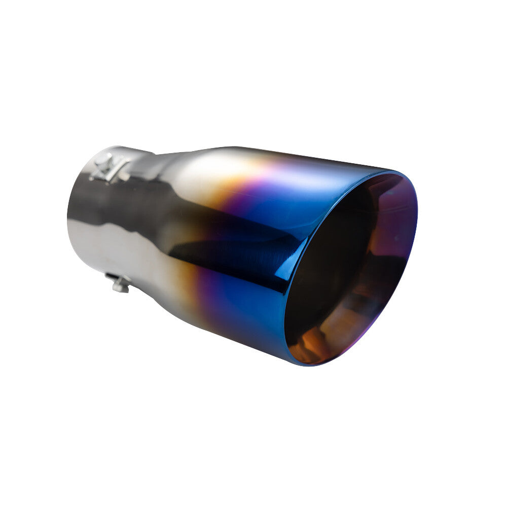 Universal 3'' ID 4'' OD Exhaust End Tips Exhaust Tip Blue End Tip Screw on Tip