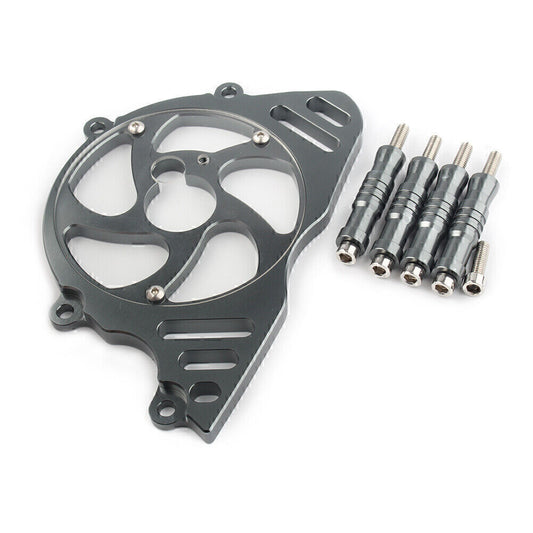 Ritzel Kettenschutzabdeckung Motordeckel f¨¹r for Kawasaki Z1000 2010 - 2017 CNC Grau