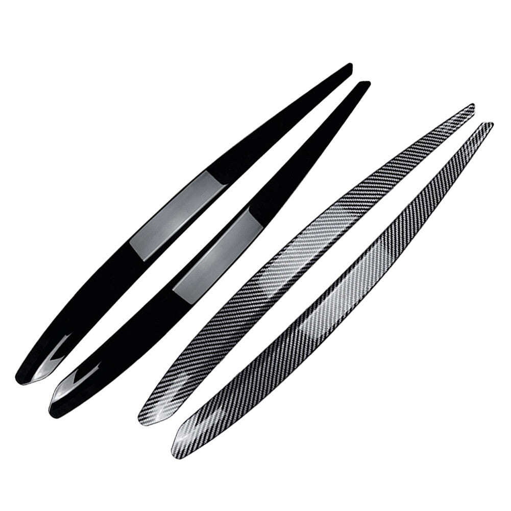 Headlight Headlamp Eyebrow Eyelids Frame Cover Trim for Skoda Superb B8 2015-19