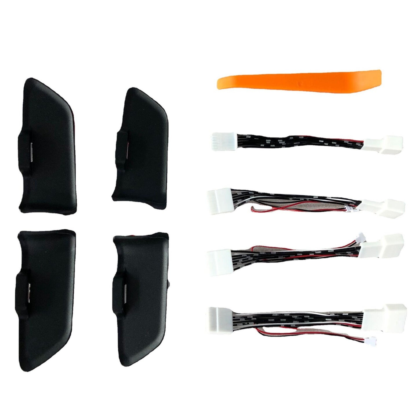 One set of interior door handle LED blue lights suitable for Toyota for Corolla 2019-2022 AT