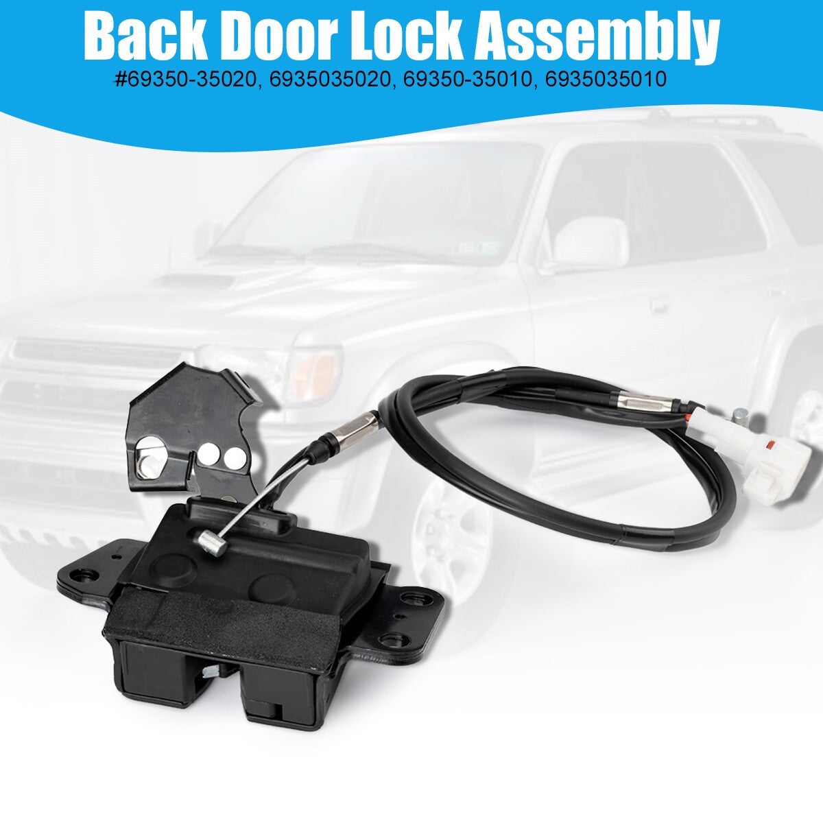 69350 - 35020 Rear door latch assembly for Toyota 4Runner