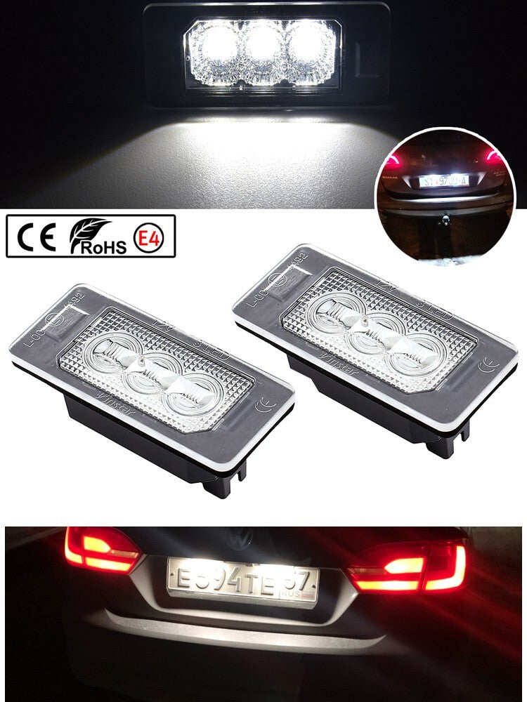 Led License plate Light Lamp for VW for Passat for Golf for Jetta Polo Sharan for Tiguan Caddy
