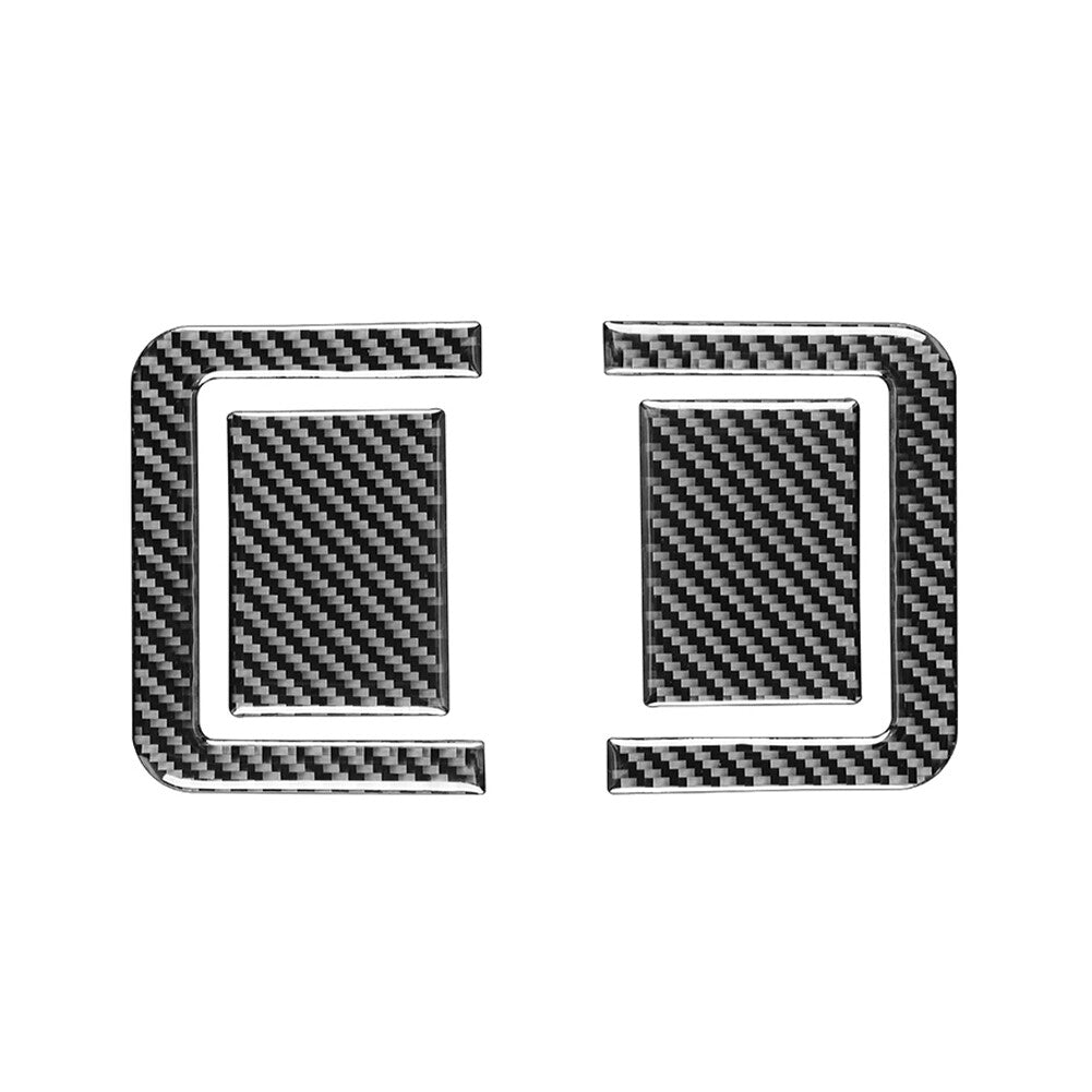 4Pcs Rear for Seat Adjustment Panel Cover Trim Fit for Toyota Tundra 2014-2021 Black ne