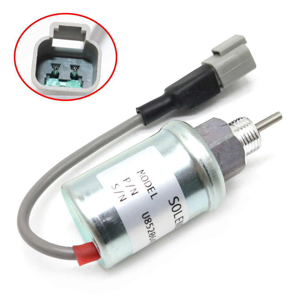 185206452 NEW For Perkins Fuel Shut Off Solenoid HR404C-22T HL403C-15 402D 403D