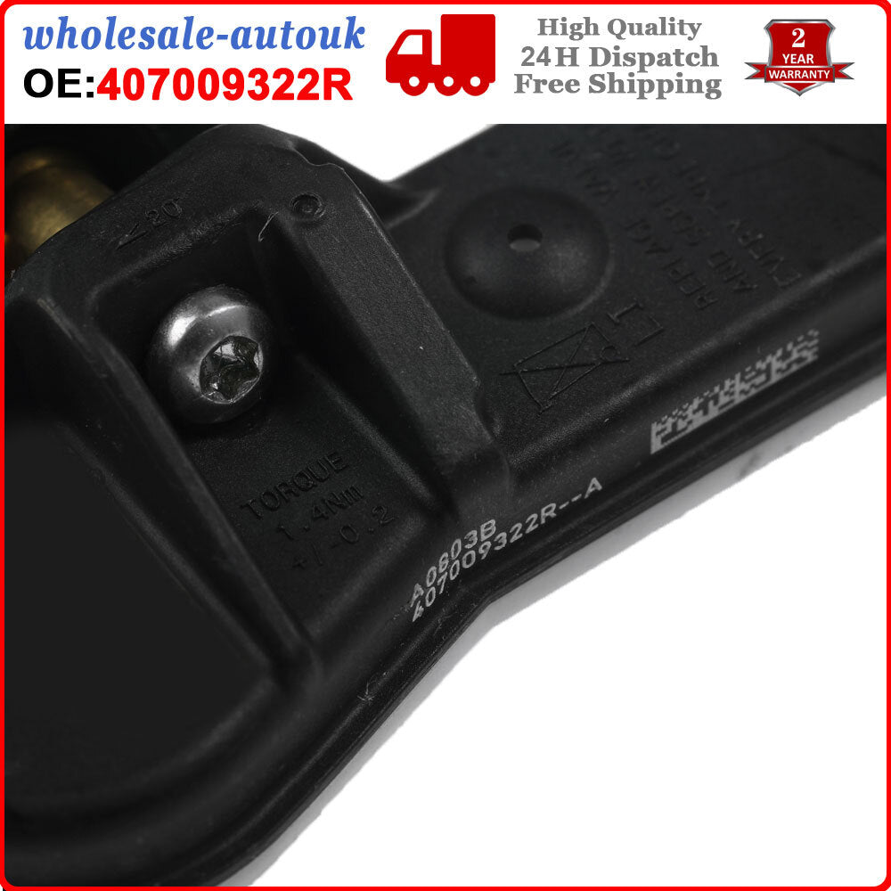 Tyre Pressure Sensor for Renault Clio for Dacia Duster for Vauxhall Movano 407009322R
