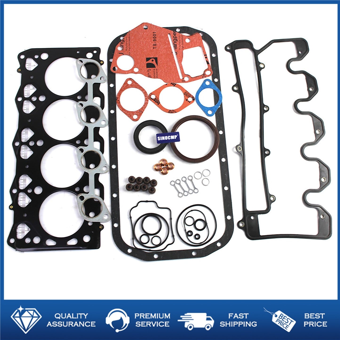 4LE2 Engine Overhaul Gasket Kit for Isuzu Hitachi Kobelco JCB for Mini Excavator New