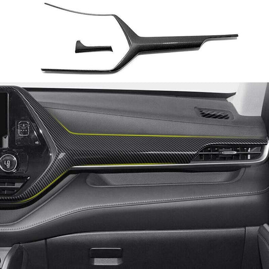 Carbon Fiber Trim Center Console Dash Navigation 2020-2023 for Toyota Highlander